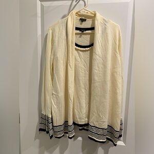 2 PC Talbots tank & cardigan sweater
